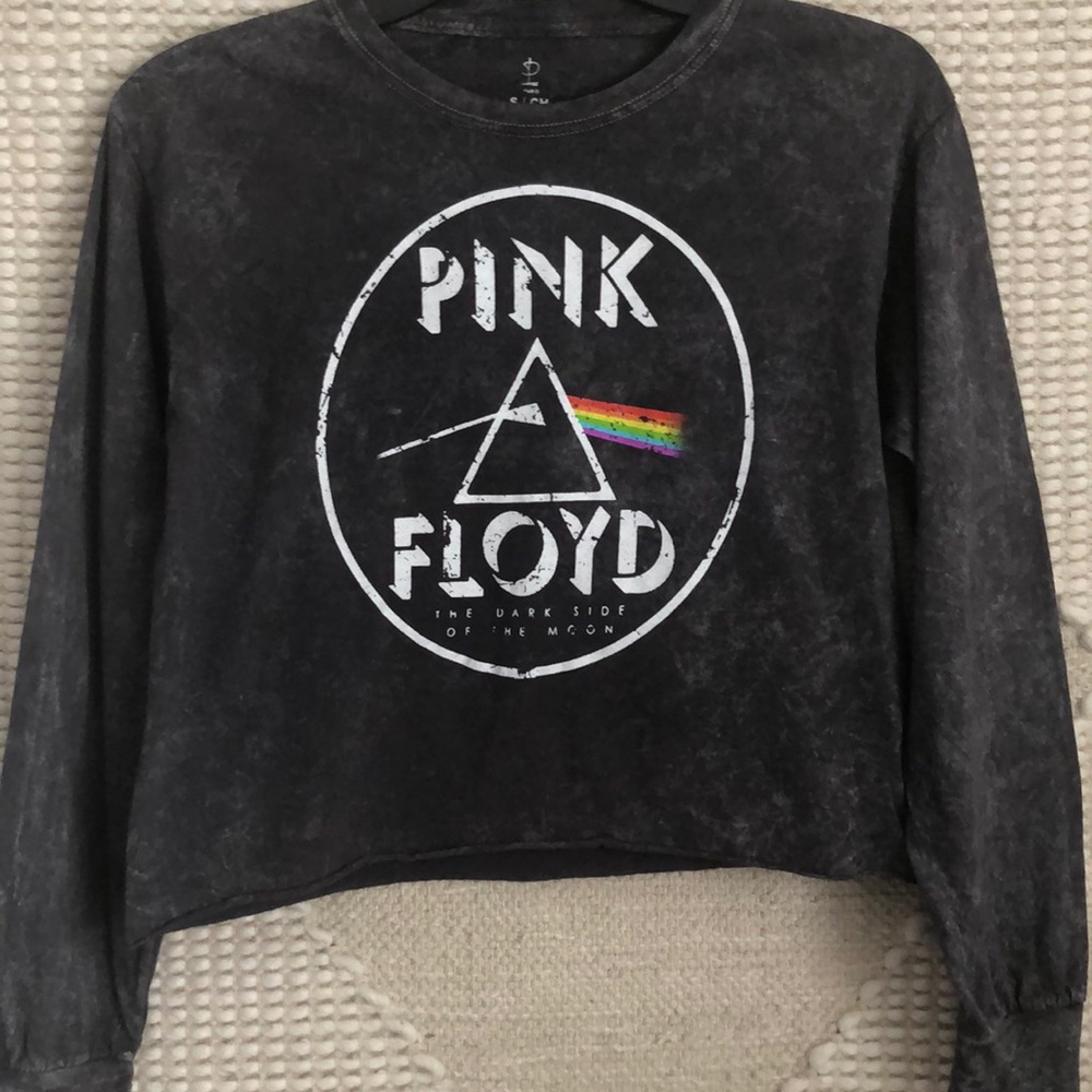 Pink Floyd The Dark Side Of The Moon Crop Tee SM